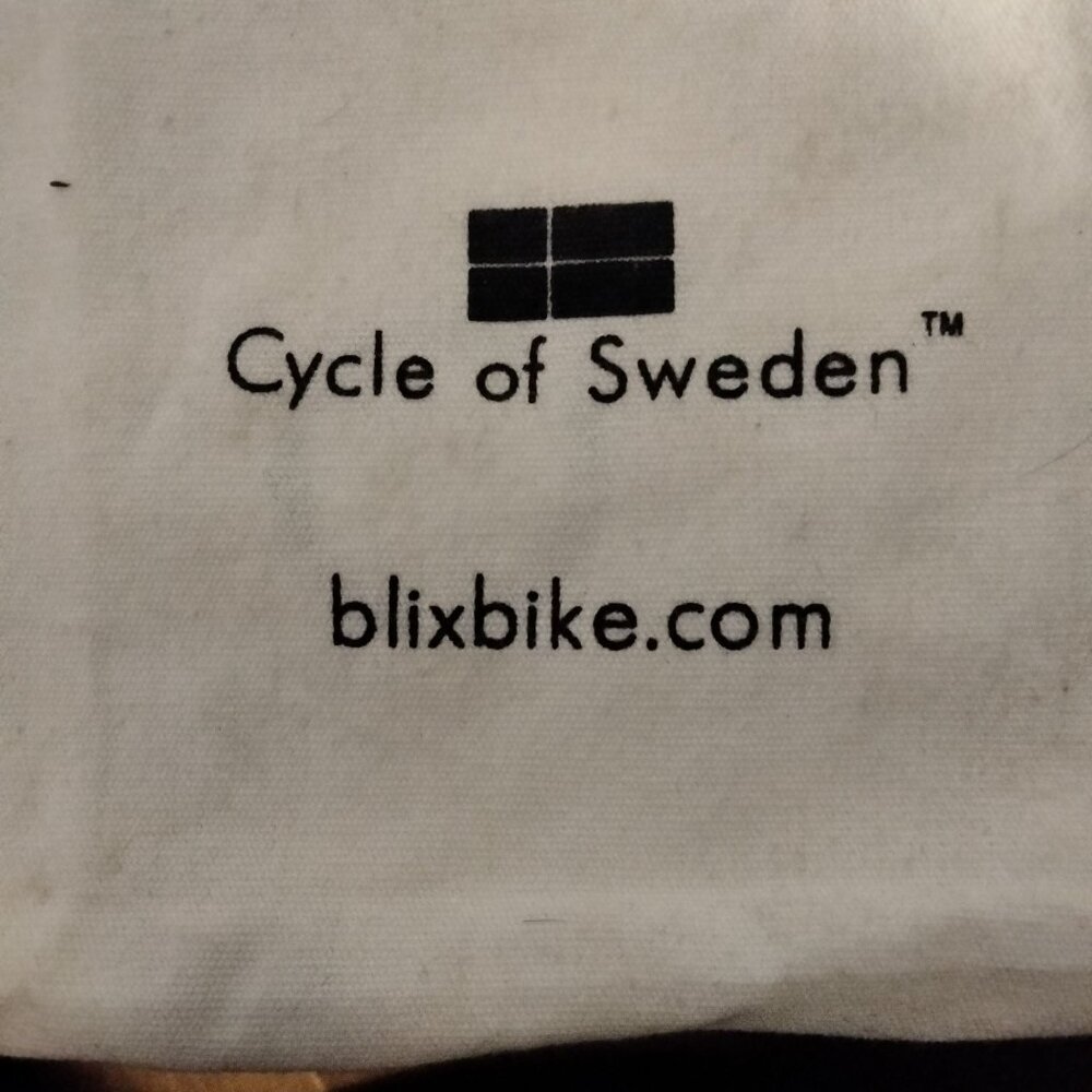 Blix Electric Bikes Canvas Tote Bag Cycle of Sweden Bicycle Art Cityscape - Picture 8 of 9